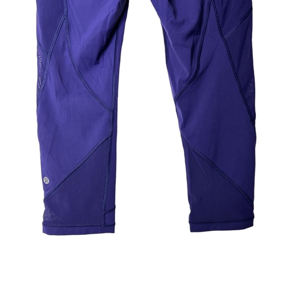 Lululemon Cropped Blue Leggings Capri - Picture 4 of 6